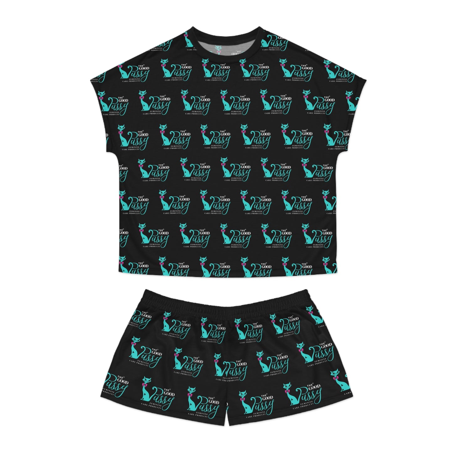 Soft Kitty-Kitty Pajama Short Set
