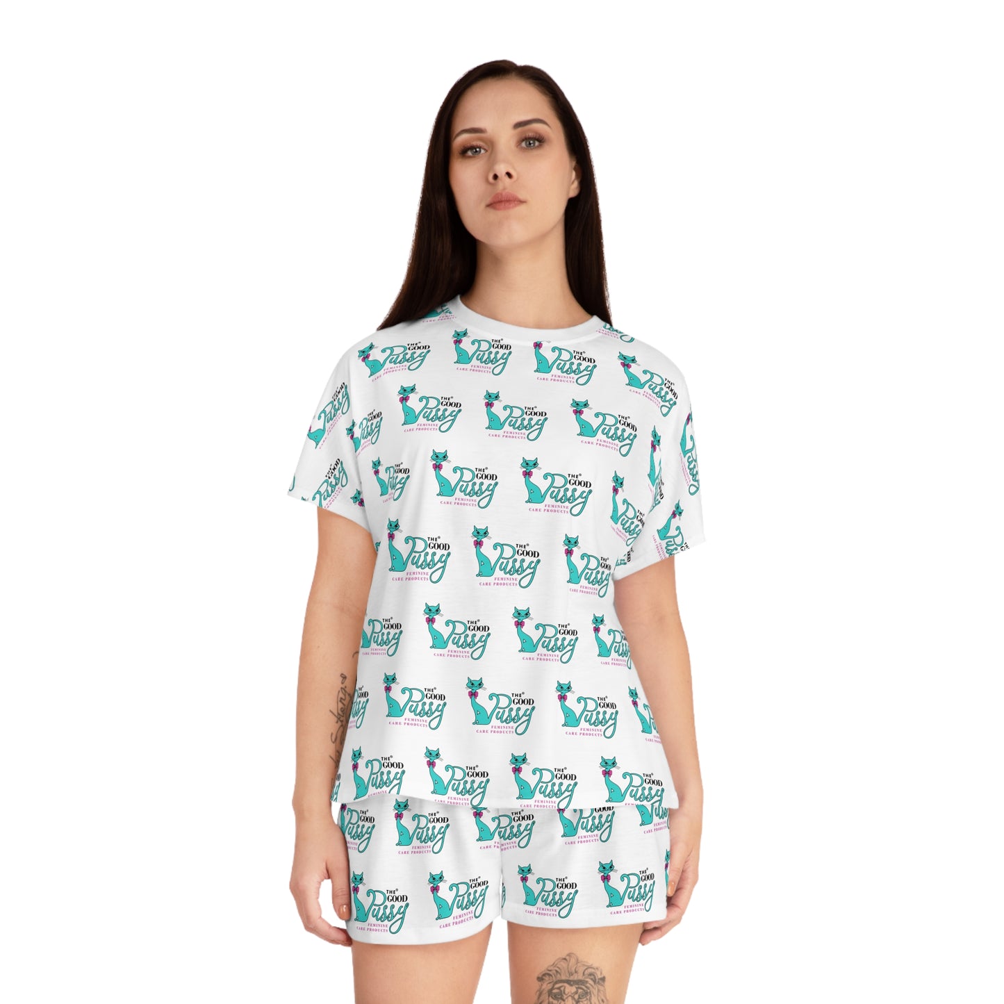 Soft Kitty-Kitty Pajama Short Set