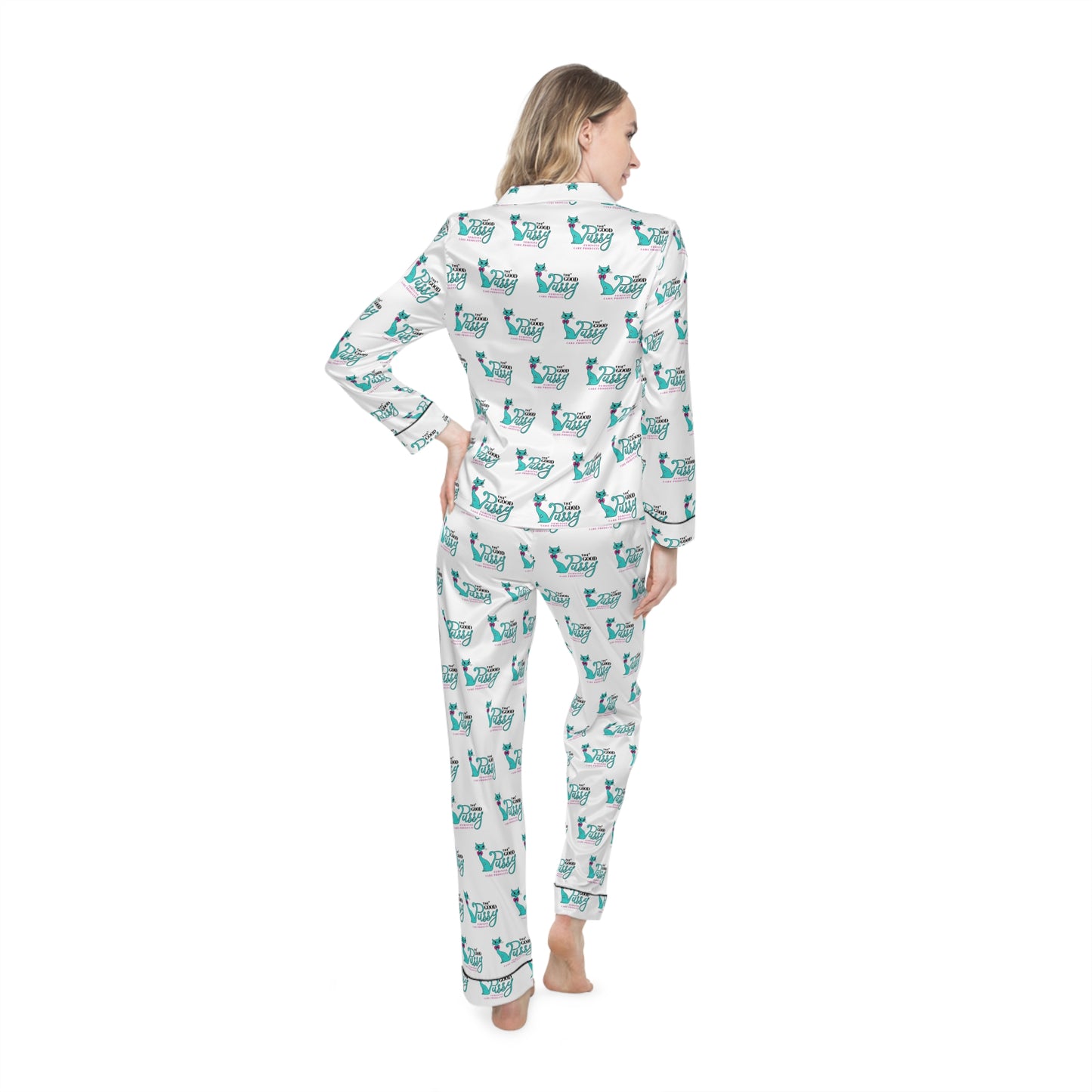 Silqui Smooth Kitty Pajama Set