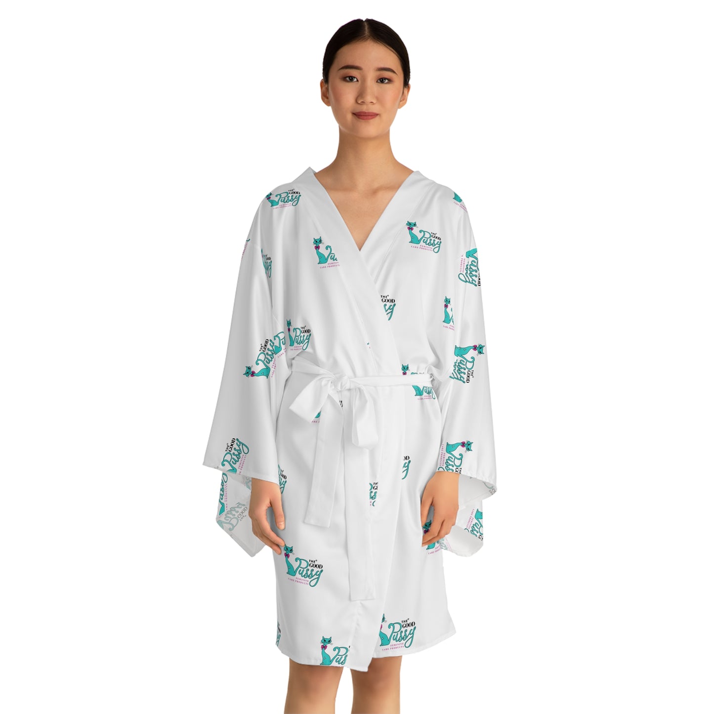 Kitty-Kitty Kimono Robe
