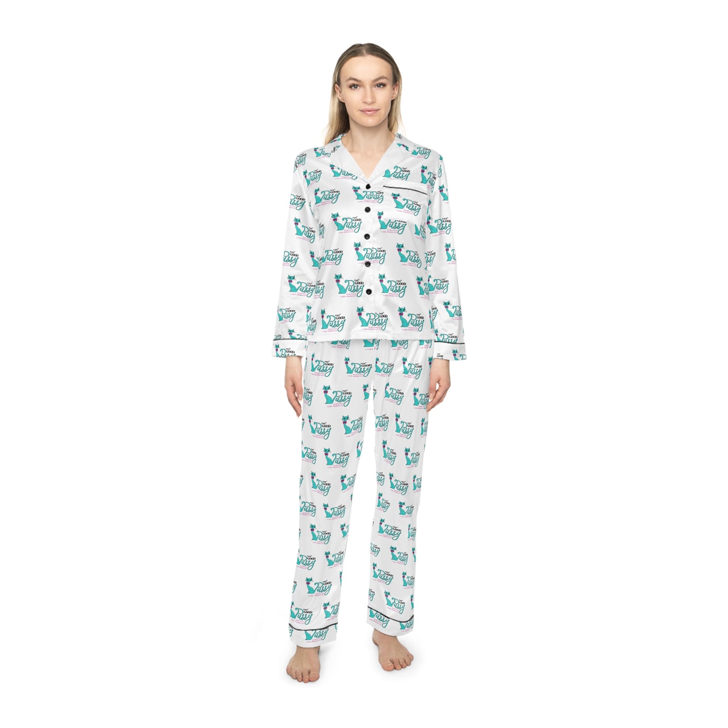 Silqui Smooth Kitty Pajama Set