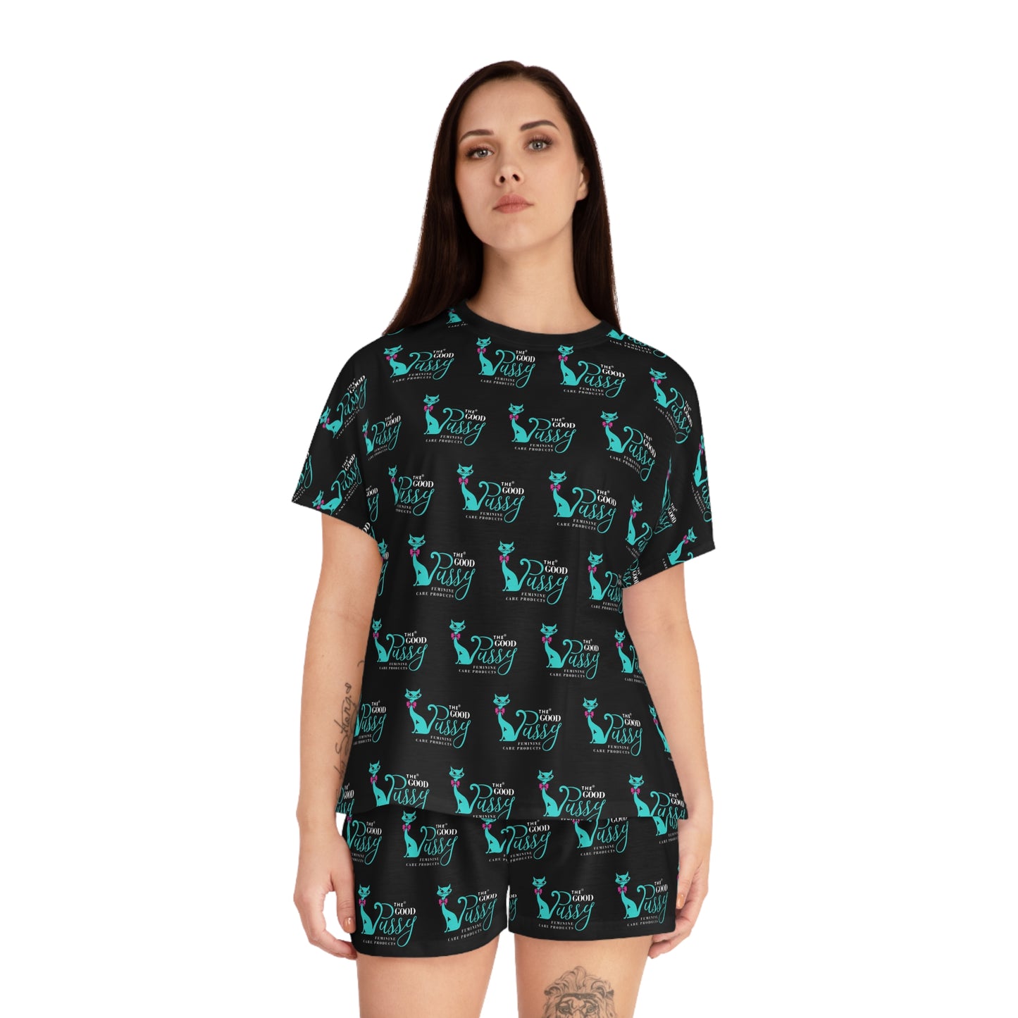 Soft Kitty-Kitty Pajama Short Set