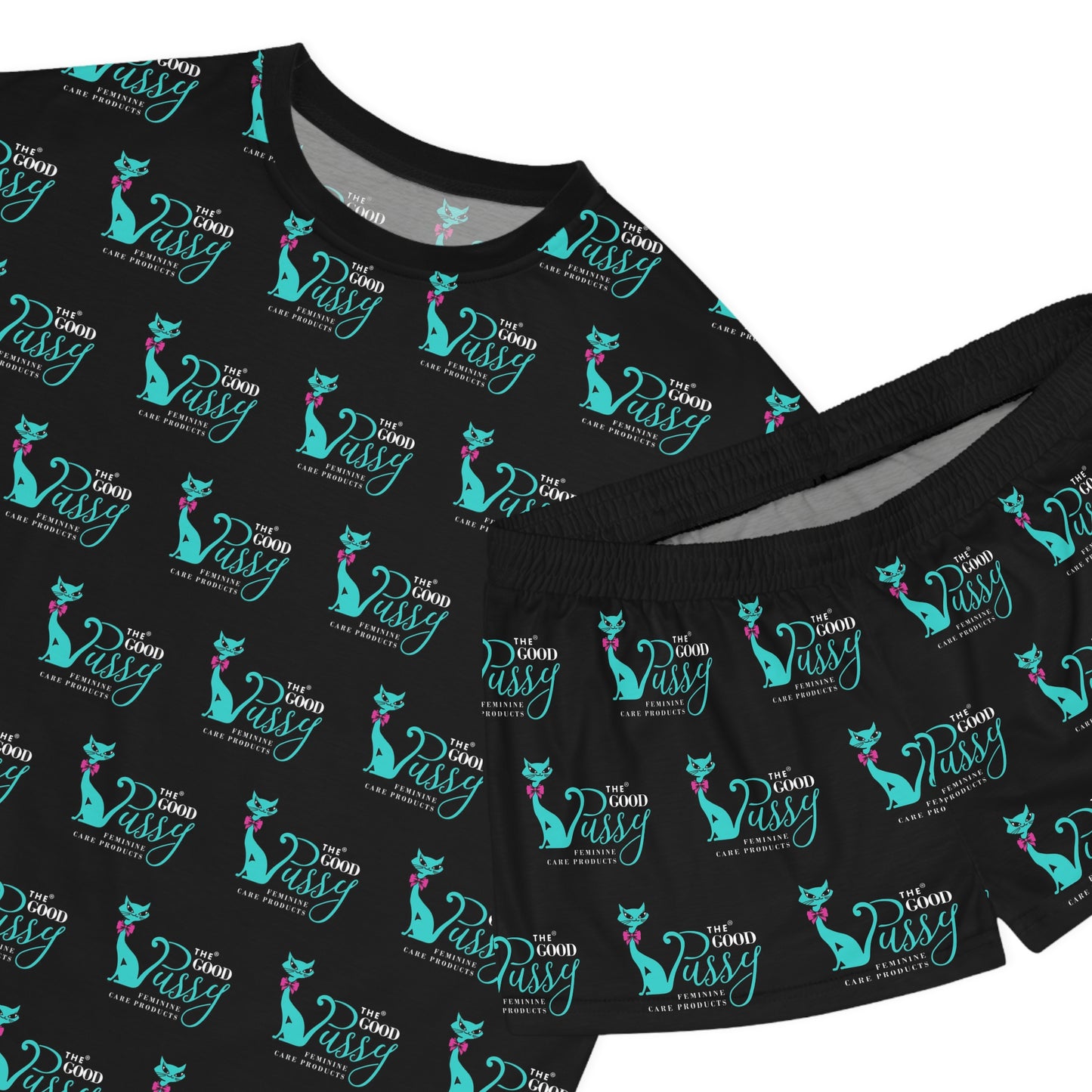 Soft Kitty-Kitty Pajama Short Set