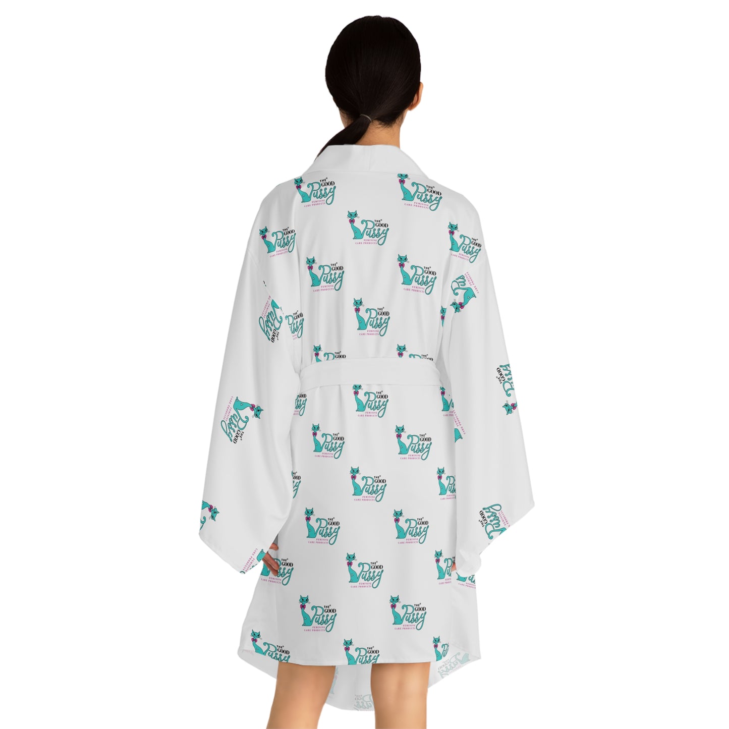 Kitty-Kitty Kimono Robe