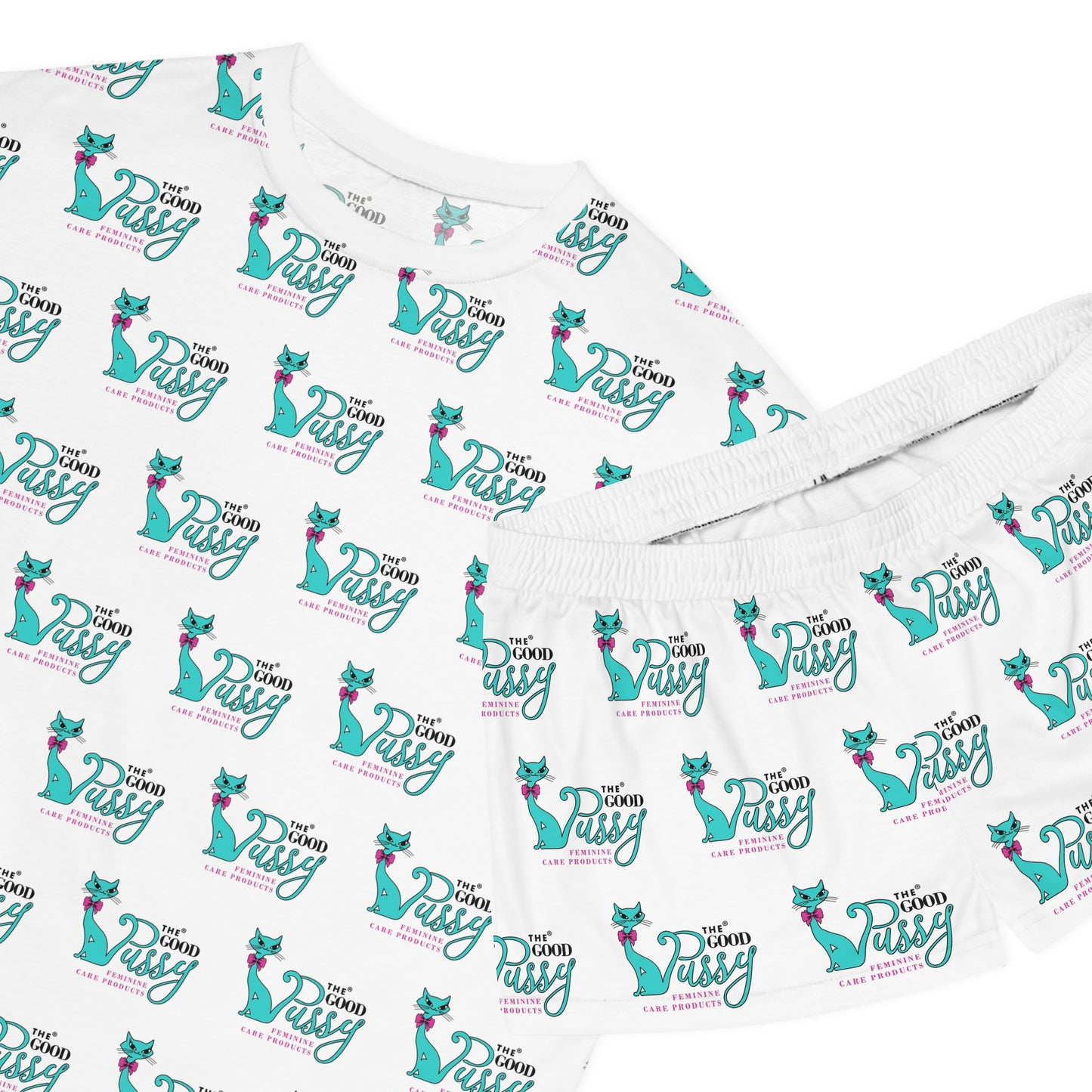 Soft Kitty-Kitty Pajama Short Set