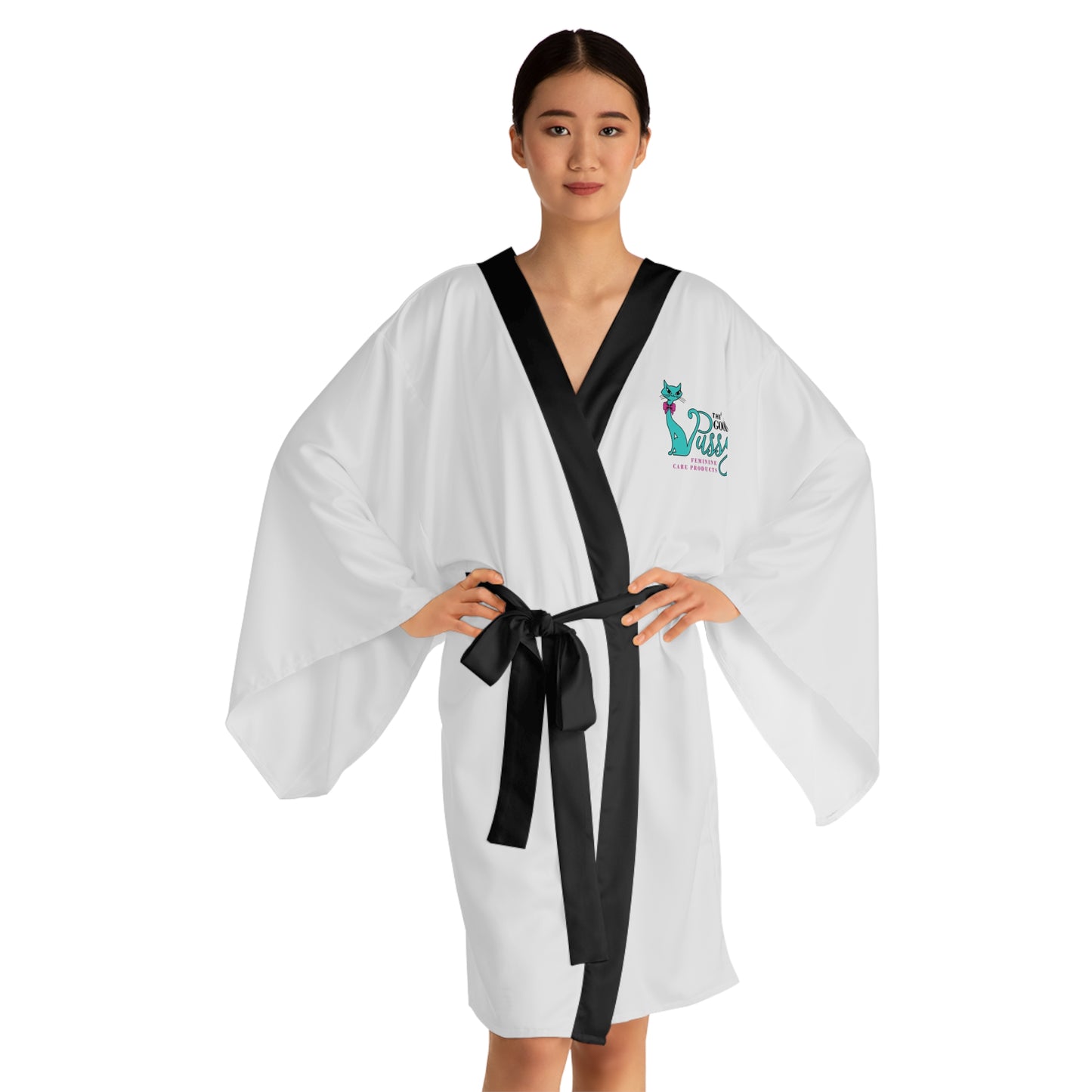 Kitty-Kitty Kimono Robe