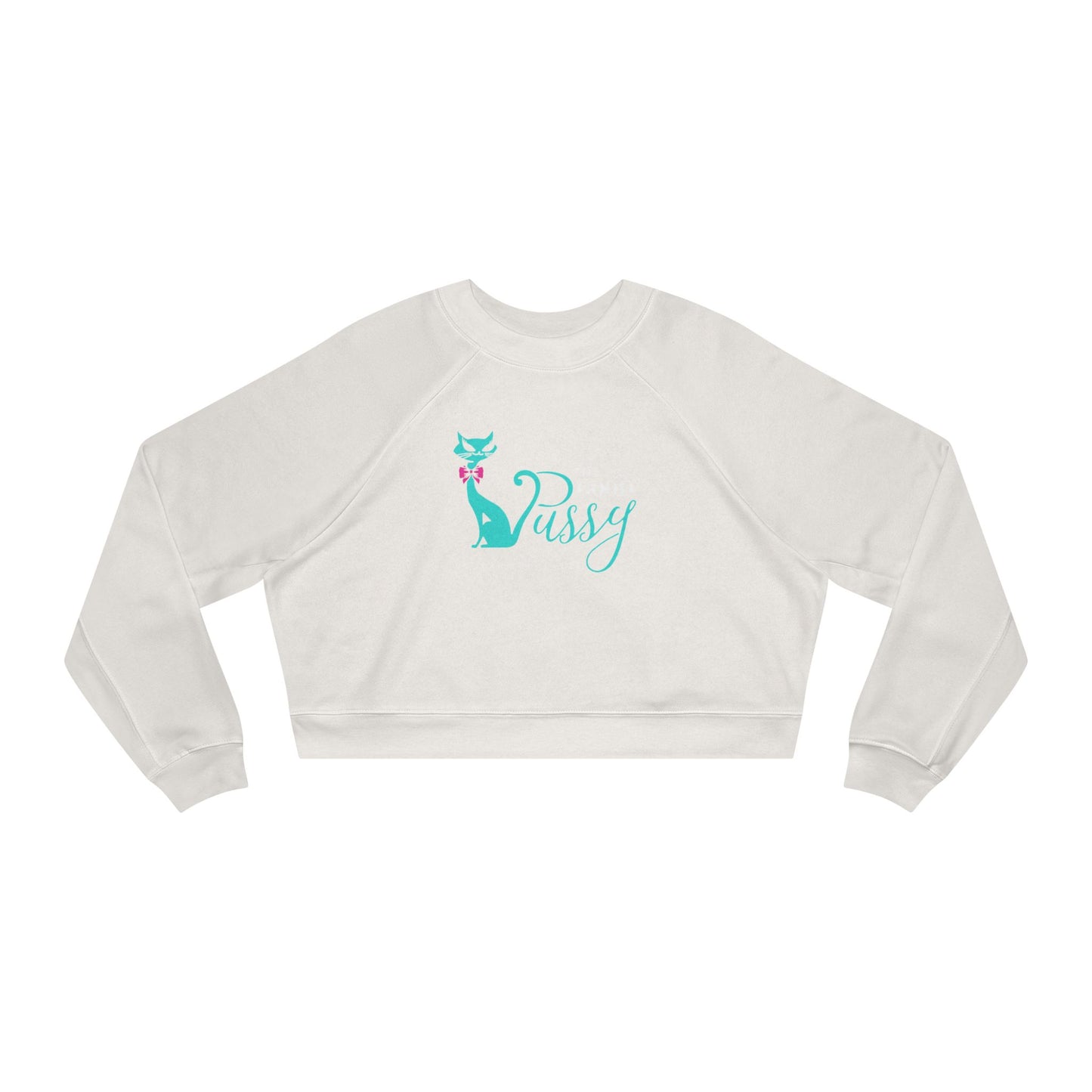 Bomb Cat Cropped Sweatshirt