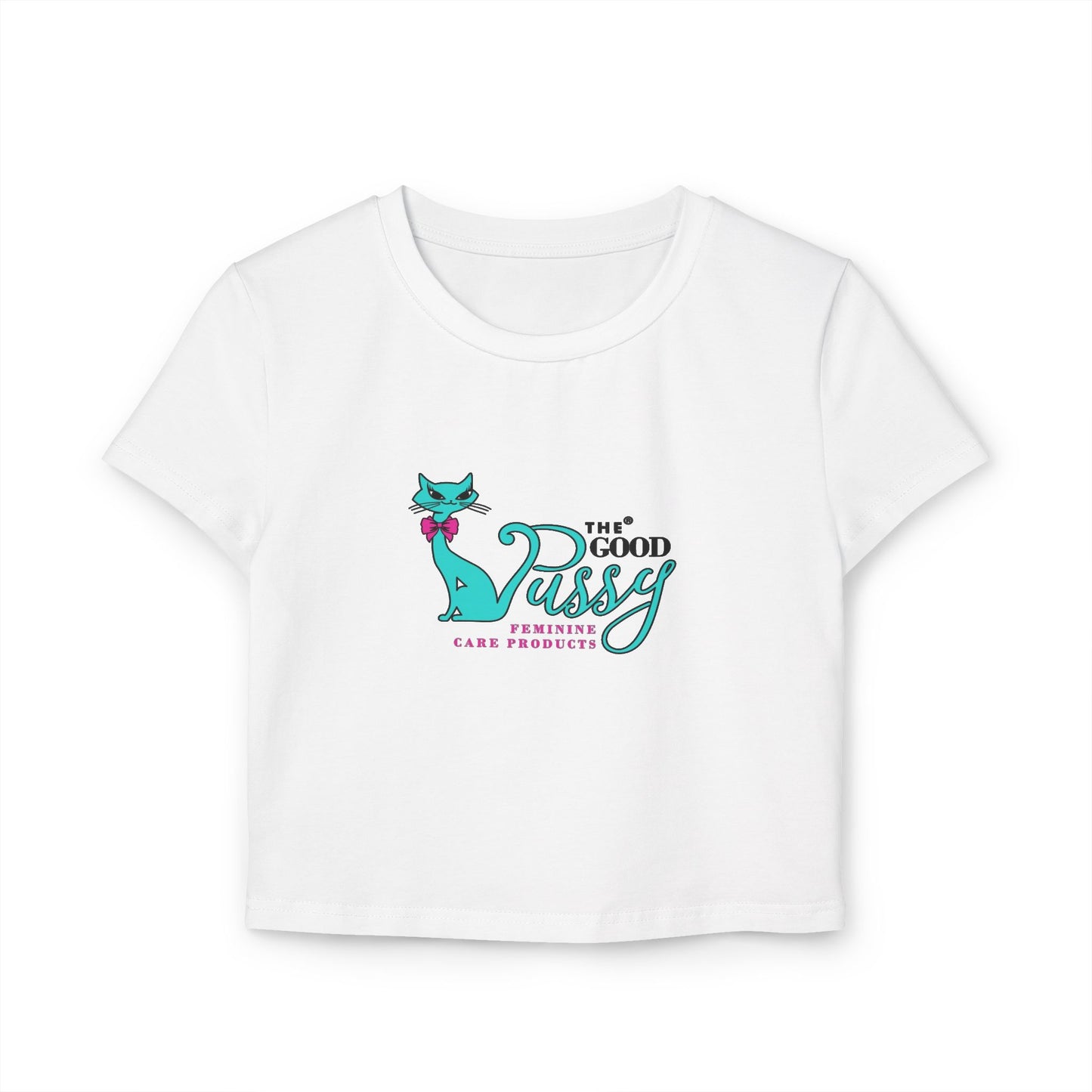 Purr Kit - Tee Cropped Top