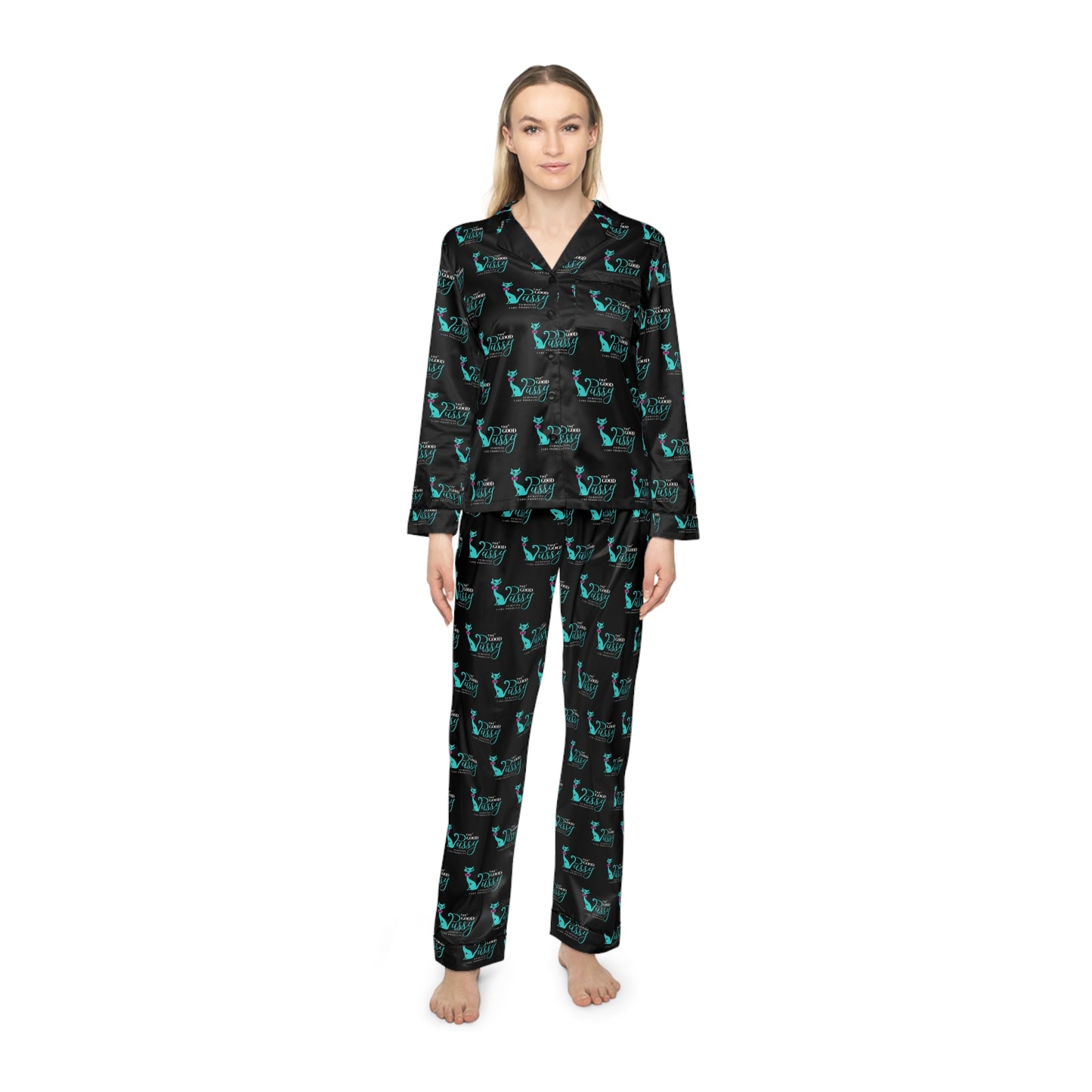 Silqui Smooth Kitty Pajama Set