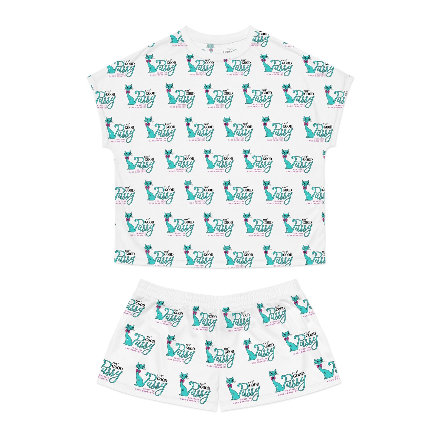 Soft Kitty-Kitty Pajama Short Set