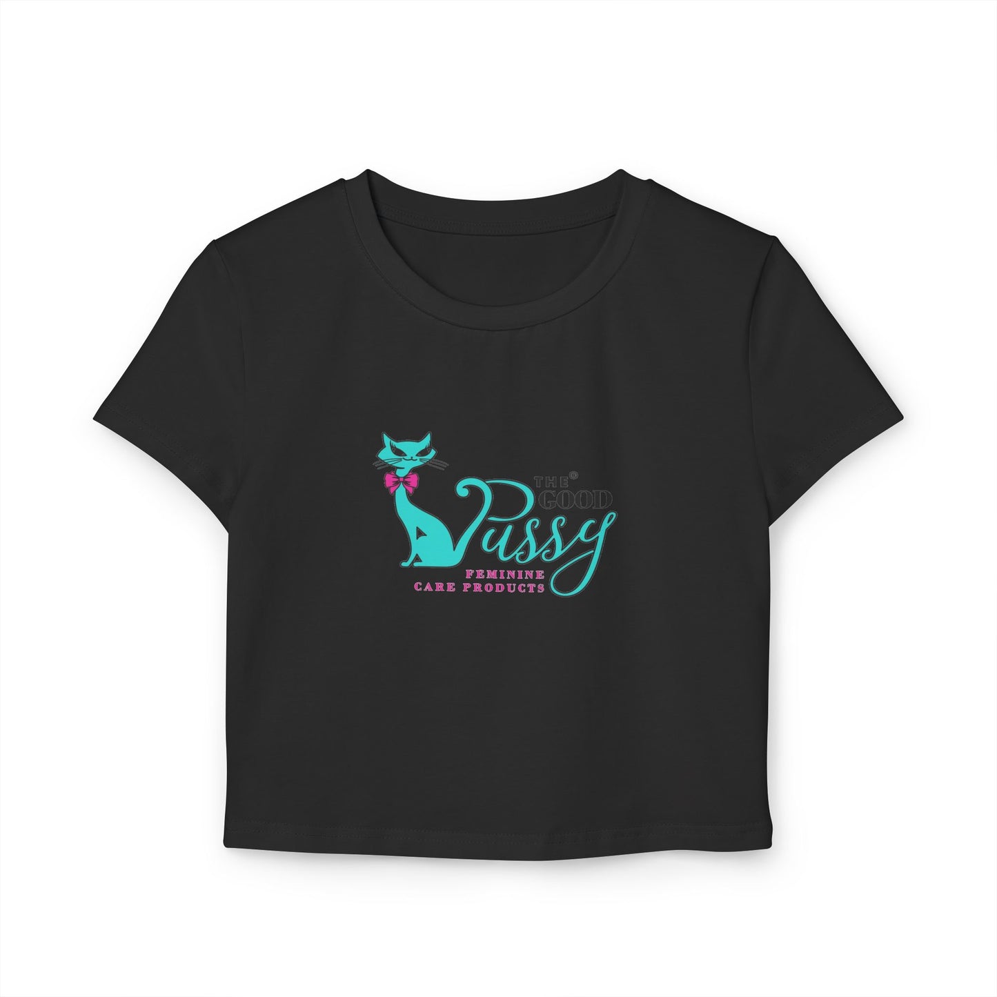 Purr Kit - Tee Cropped Top