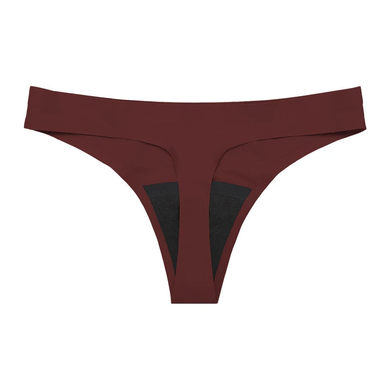 GP - Seamless Low-Waist Leakproof Period Thong