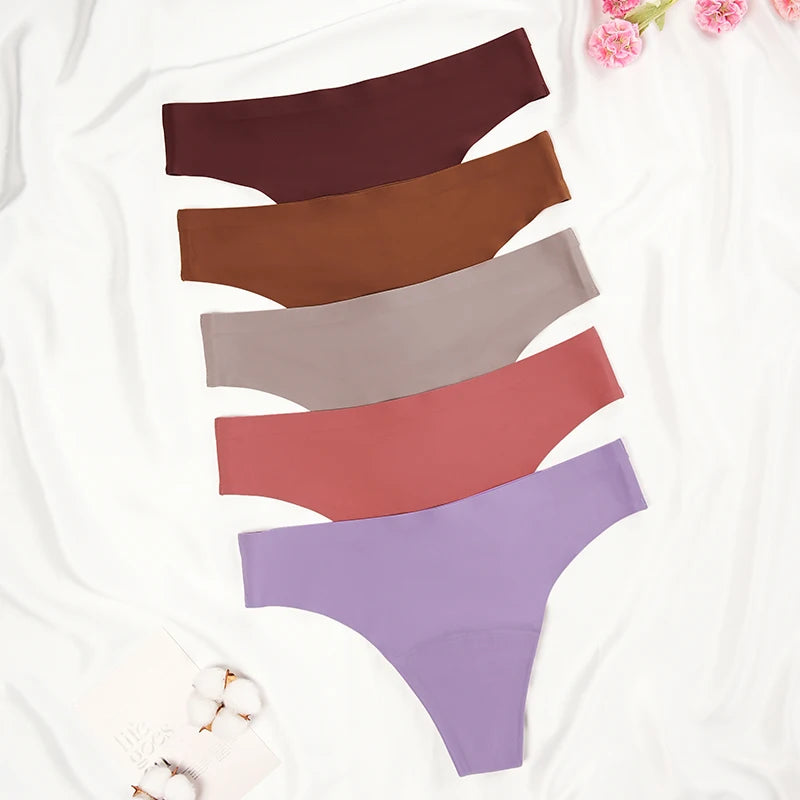 GP - Seamless Low-Waist Leakproof Period Thong