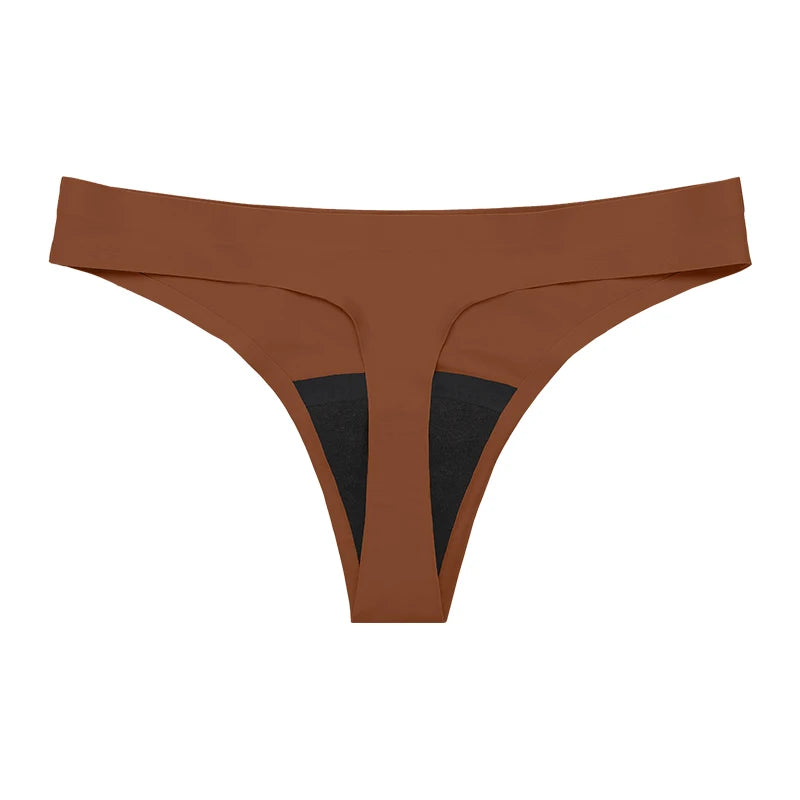 GP - Seamless Low-Waist Leakproof Period Thong