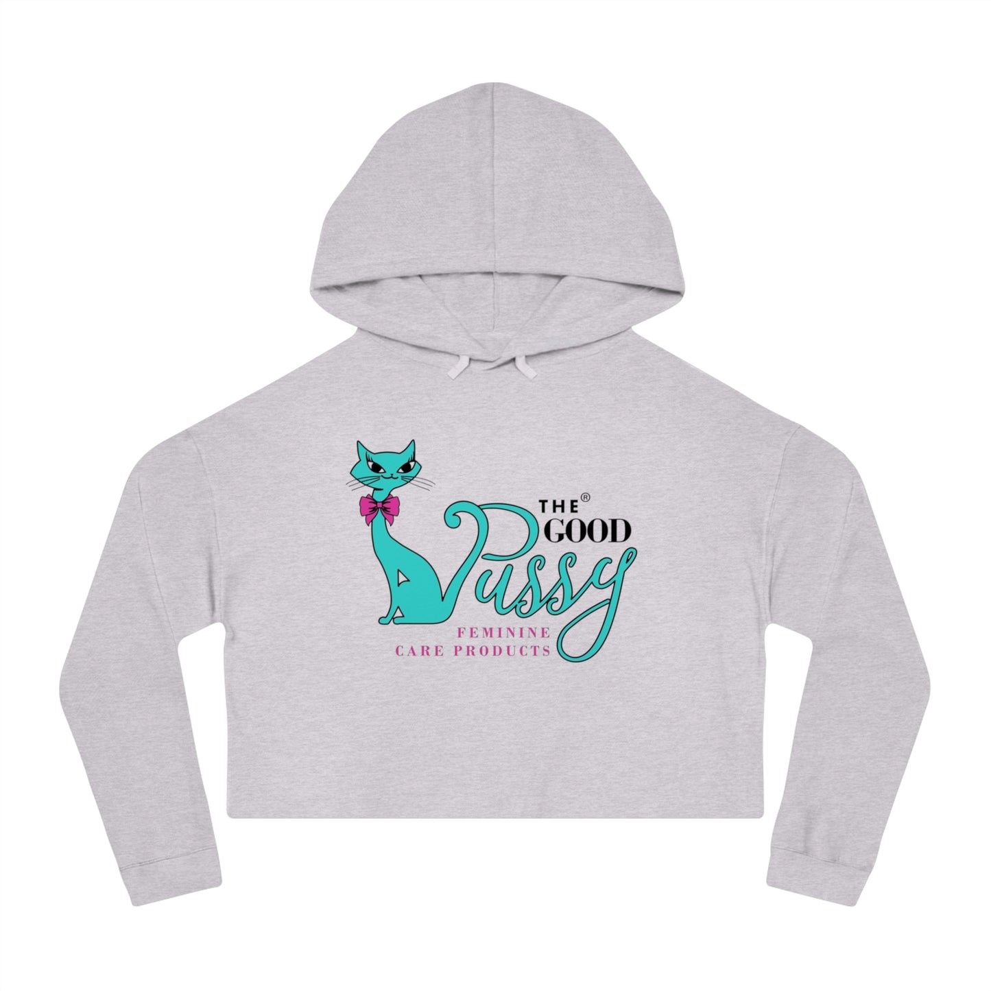 Bomb Cat Cropped Hoodie