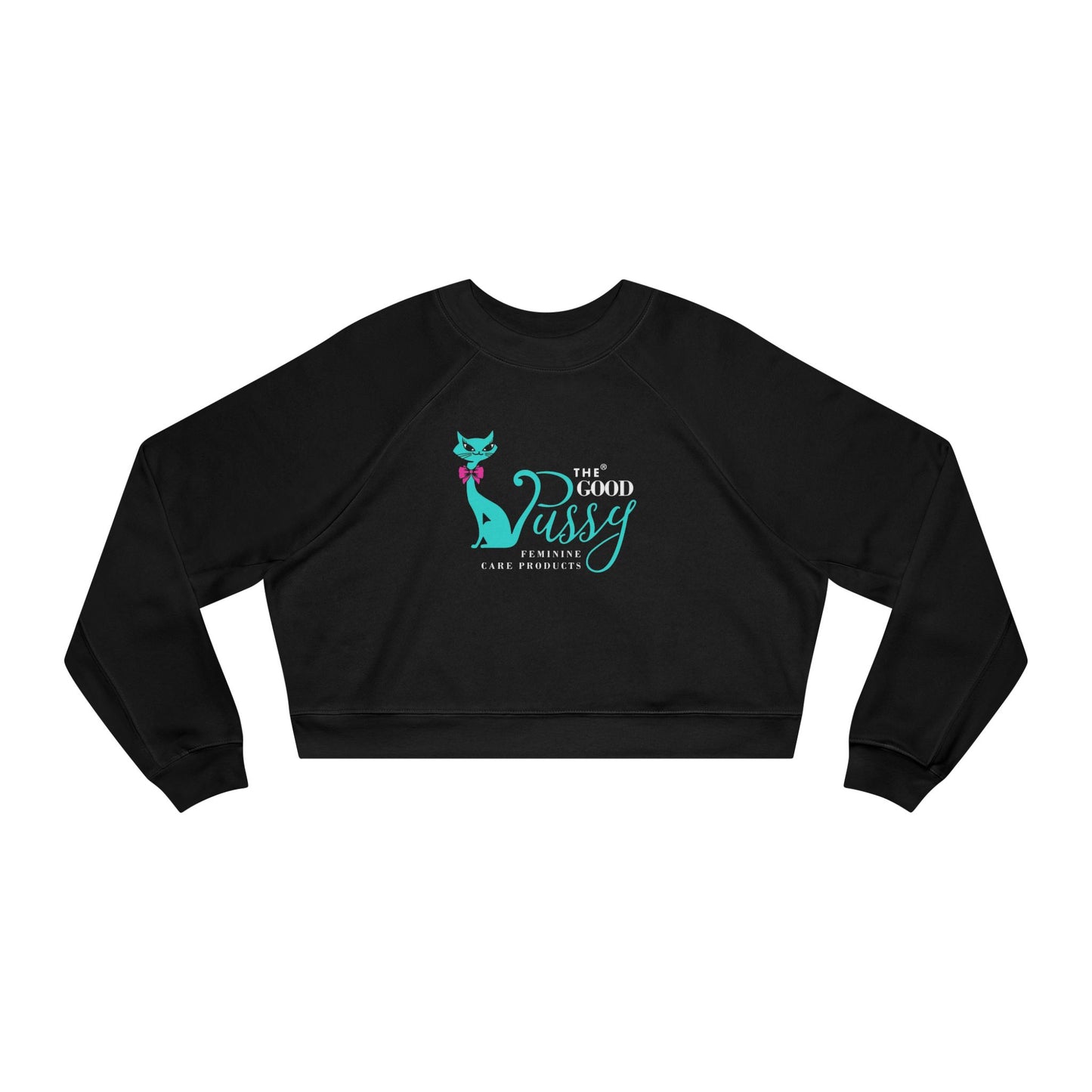 Bomb Cat Cropped Sweatshirt