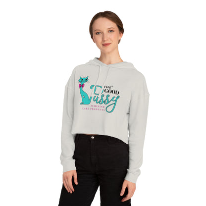 Bomb Cat Cropped Hoodie