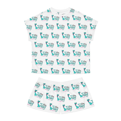 Soft Kitty-Kitty Pajama Short Set