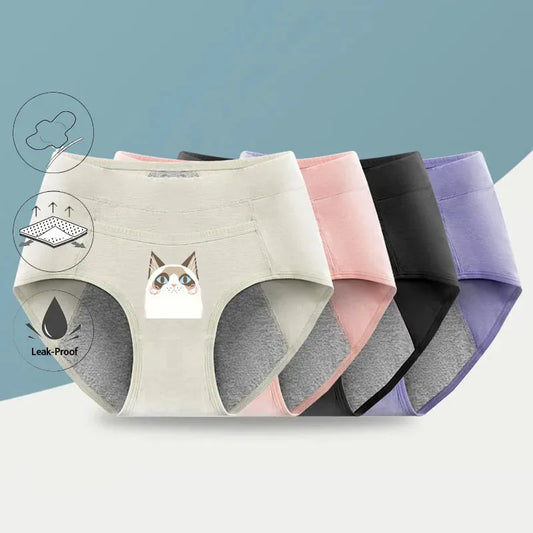 GP - Breathable Cotton Menstrual Panties - Leak Proof
