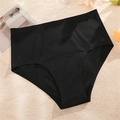 GP - Seamless High-Waist 4-Layer Protection Leakproof Period Briefs