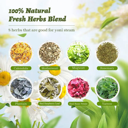 10-Pack Herbal Yoni Steam Capsules – Natural Vaginal Care